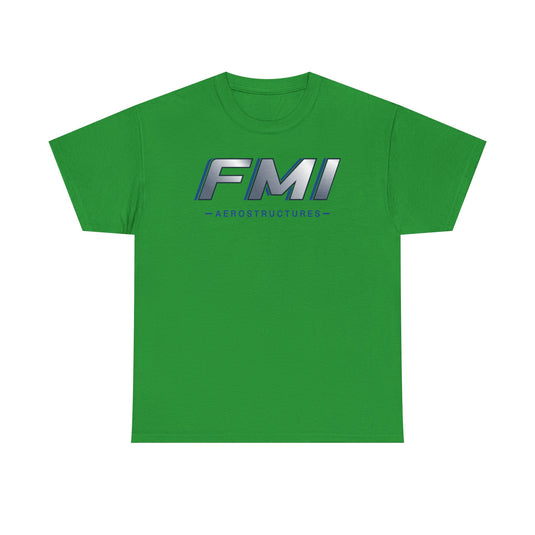 FMI Aerostructures T-Shirt Defunct Aerospace Company Bankrupt Logo Tee