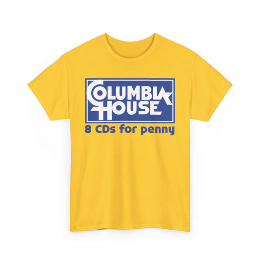 Columbia House 8 CDs for Penny Retro 90s Nostalgia T-Shirt