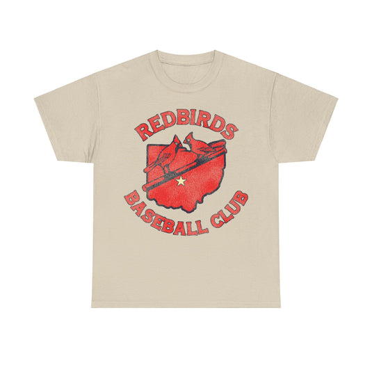 Columbus Redbirds Nostalgic Retro Baseball Team T-shirt