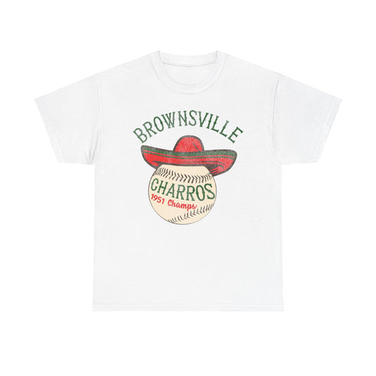 Brownsville Charros Nostalgic Retro Baseball Team T-shirt