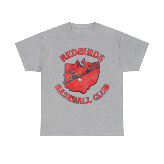 Columbus Redbirds Nostalgic Retro Baseball Team T-shirt