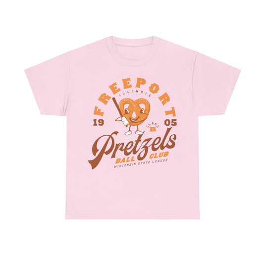 Freeport Pretzels Est 1905 Illinois Baseball T-shirt