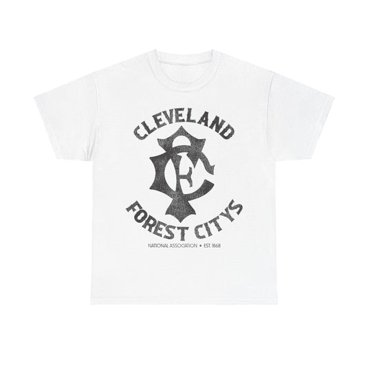 Cleveland Forest Citys Nostalgic Retro Baseball Team T-shirt