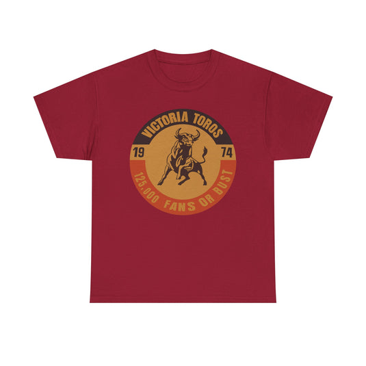 Victoria Toros Texas League Baseball 1974 T-shirt