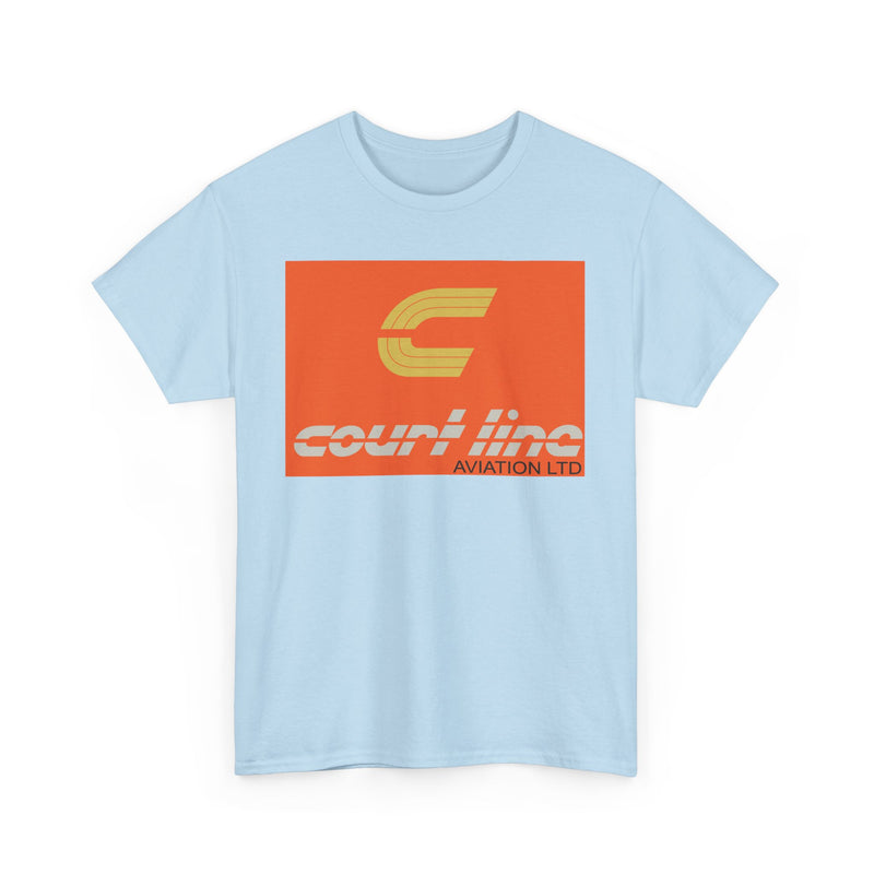 Load image into Gallery viewer, Court Line Aviation Ltd Vintage British Airline Logo Retro Travel T-shirt
