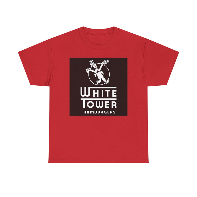 White Tower Hamburgers Logo Restaurant Chain T-Shirt