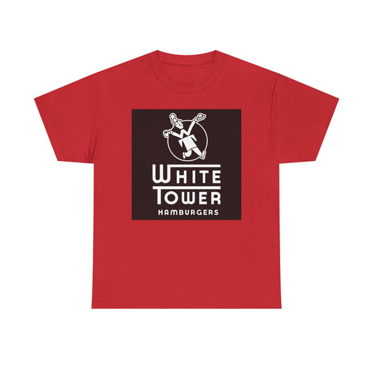 White Tower Hamburgers Logo Restaurant Chain T-Shirt