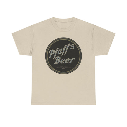 Pfaff's Beer Boston Massachusetts Brewery Company Logo T-Shirt