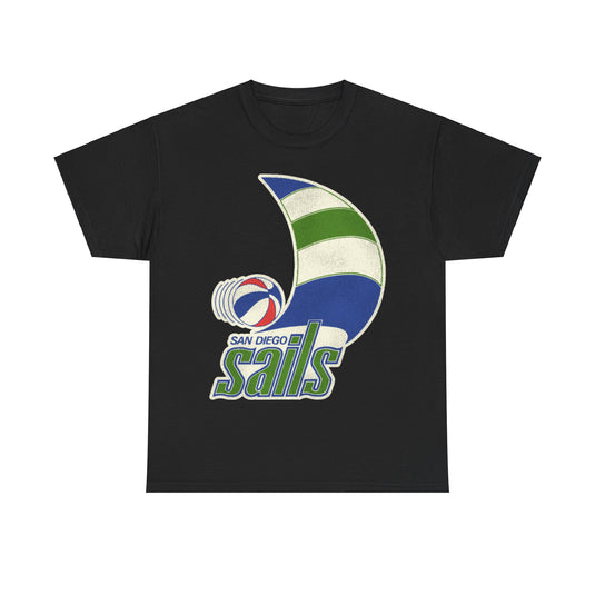 San Diego Sails Basketball Team Nostalgic Retro T-shirt