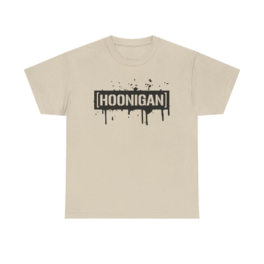 Hoonigan T-Shirt Bankrupt Automotive Brand Defunct Company Logo Tee