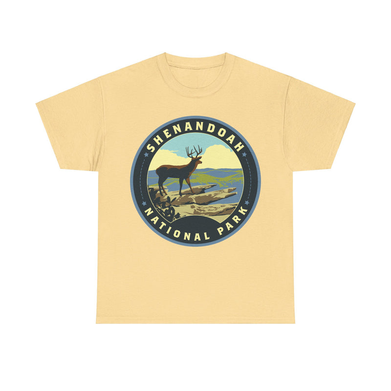 Load image into Gallery viewer, Shenandoah National Park Virginia Round Logo T-shirt
