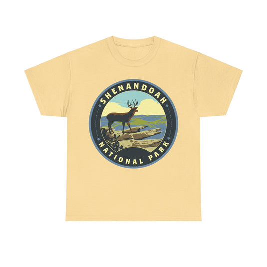 Shenandoah National Park Virginia Round Logo T-shirt