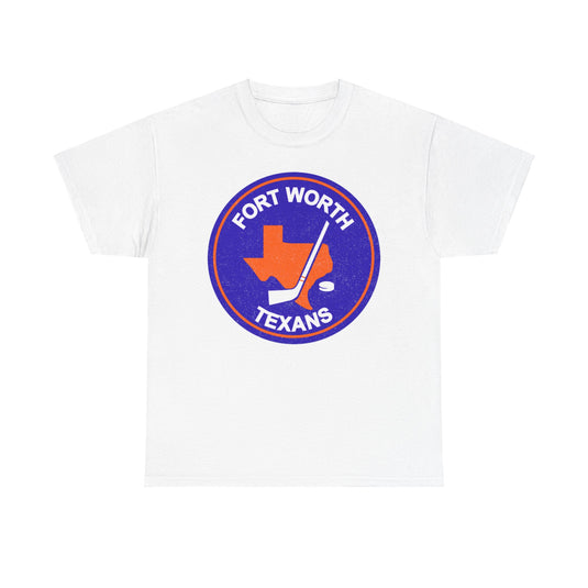 Fort Worth Texans Hockey 1981 Texas Nostalgic Logo T-shirt