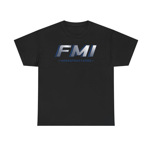 FMI Aerostructures T-Shirt Defunct Aerospace Company Bankrupt Logo Tee