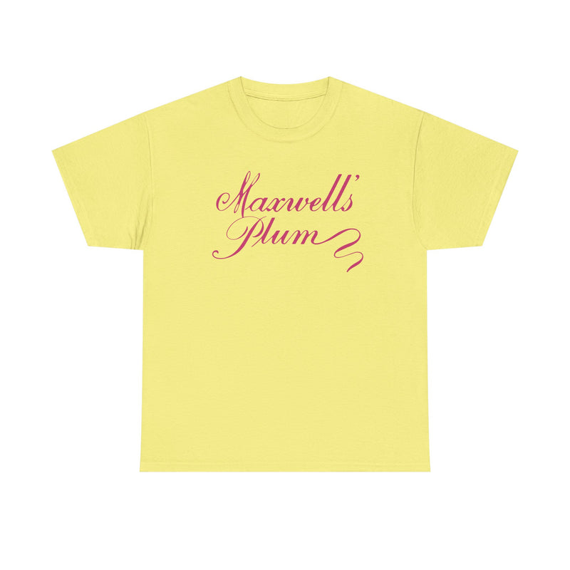 Load image into Gallery viewer, Maxwell's Plum T-Shirt - Restaurant Industry Defunct Logo Tee
