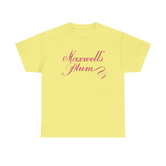 Maxwell's Plum T-Shirt - Restaurant Industry Defunct Logo Tee