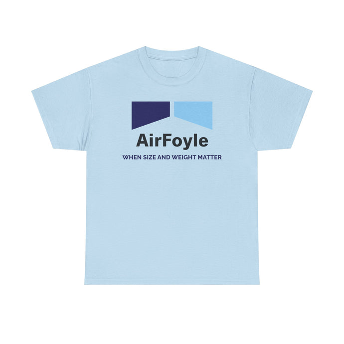 Air Foyle When Size and Weight Matter Vintage Airline Logo Aviation T-shirt