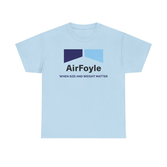 Air Foyle When Size and Weight Matter Vintage Airline Logo Aviation T-shirt