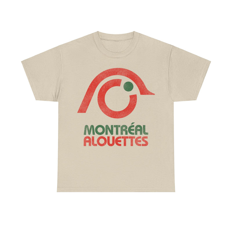 Load image into Gallery viewer, Montreal Alouettes Red Green Logo Nostalgic Football T-shirt
