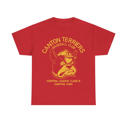 Canton Terriers Nostalgic Retro Baseball Team T-shirt