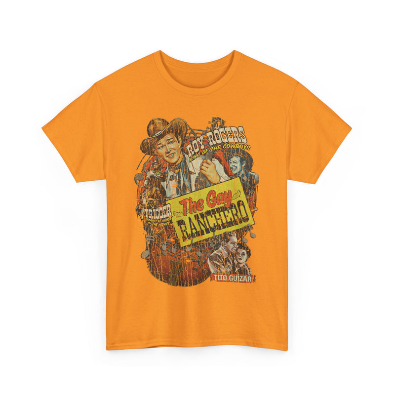 Load image into Gallery viewer, The Gay Ranchero 1948 King of the Cowboys Western Action Movie T-shirt
