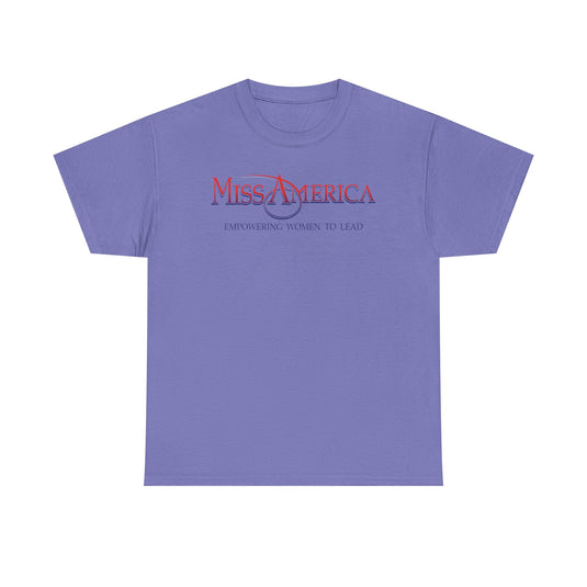 Miss America Empowering Women To Lead T-Shirt Pageant Logo Tee