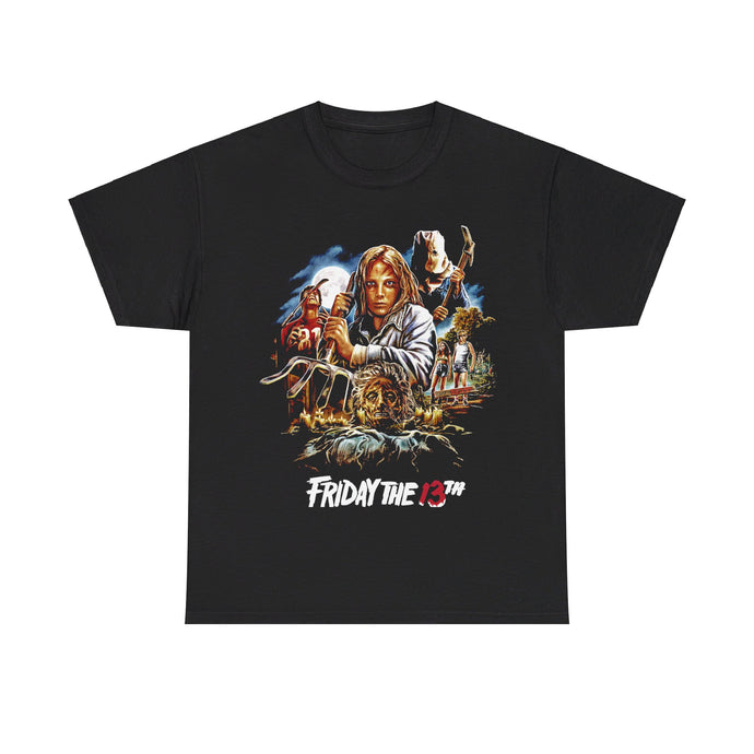 Friday the 13th Horror Movie Pitchfork T-shirt