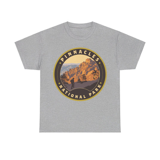 Pinnacles National Park California Round Logo T-shirt