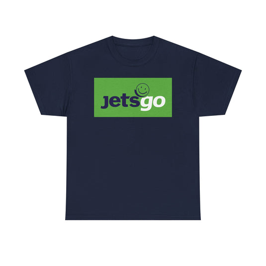 Jetsgo Canadian Airline Smiley Face Logo Vintage Aviation T-shirt