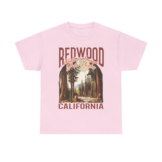 Redwood National Park California Poster Print T-shirt