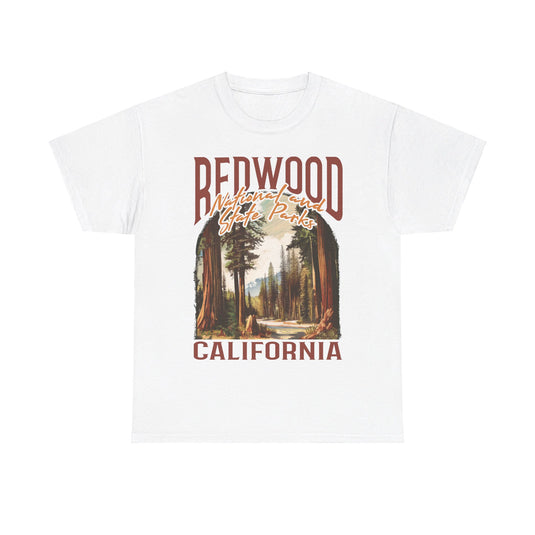 Redwood National Park California Poster Print T-shirt