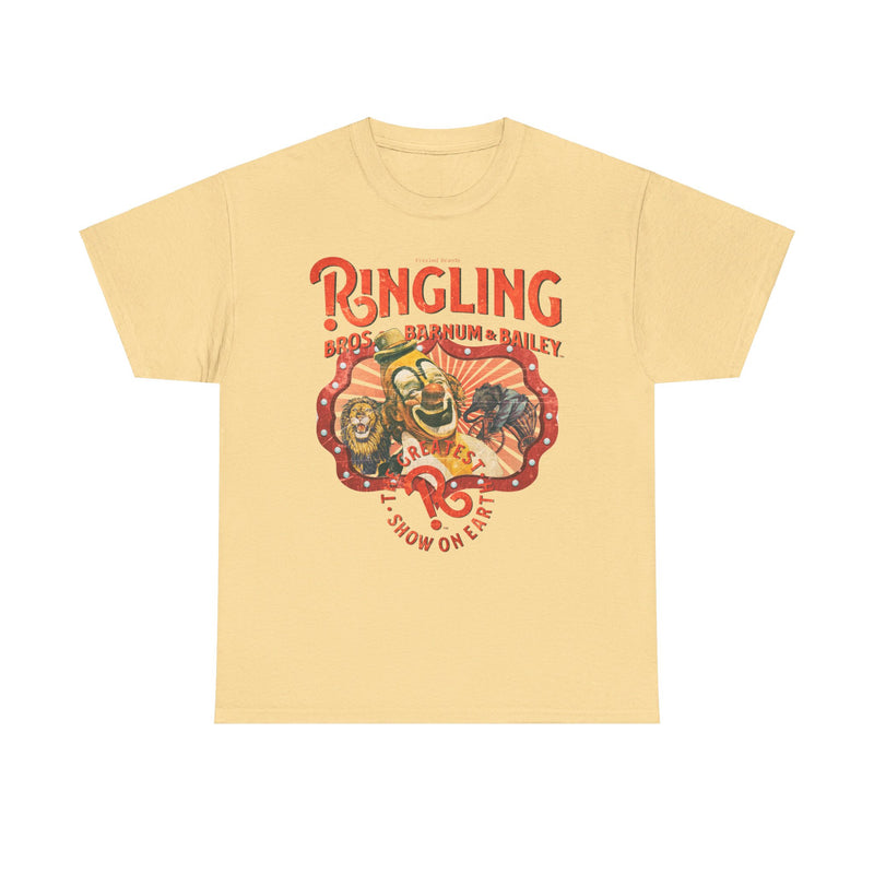 Load image into Gallery viewer, Ringling Brothers Greatest Show on Earth Nostalgic Retro Logo T-shirt
