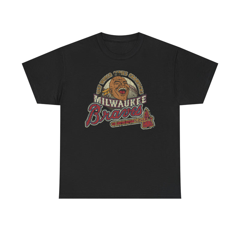 Load image into Gallery viewer, Milwaukee Braves World Champions Baseball Team T-shirt
