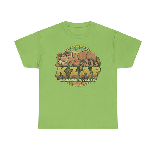 KZAP Sacramento 98.5 FM California Radio Station T-shirt