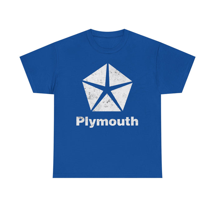 (No Logo) Plymouth Automobile Car Manufactuer White Logo T-shirt