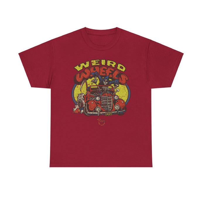 Weird Wheels Slab Cab 1980 Taxi Trading Card T-shirt