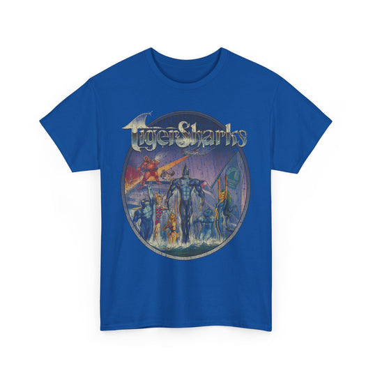 TigerSharks 1987 Action War Adventure Movie T-shirt