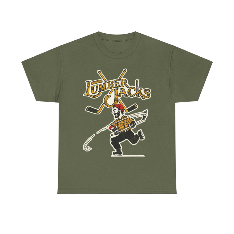 Load image into Gallery viewer, Muskegon Lumberjacks Michigan Hockey Team T-shirt
