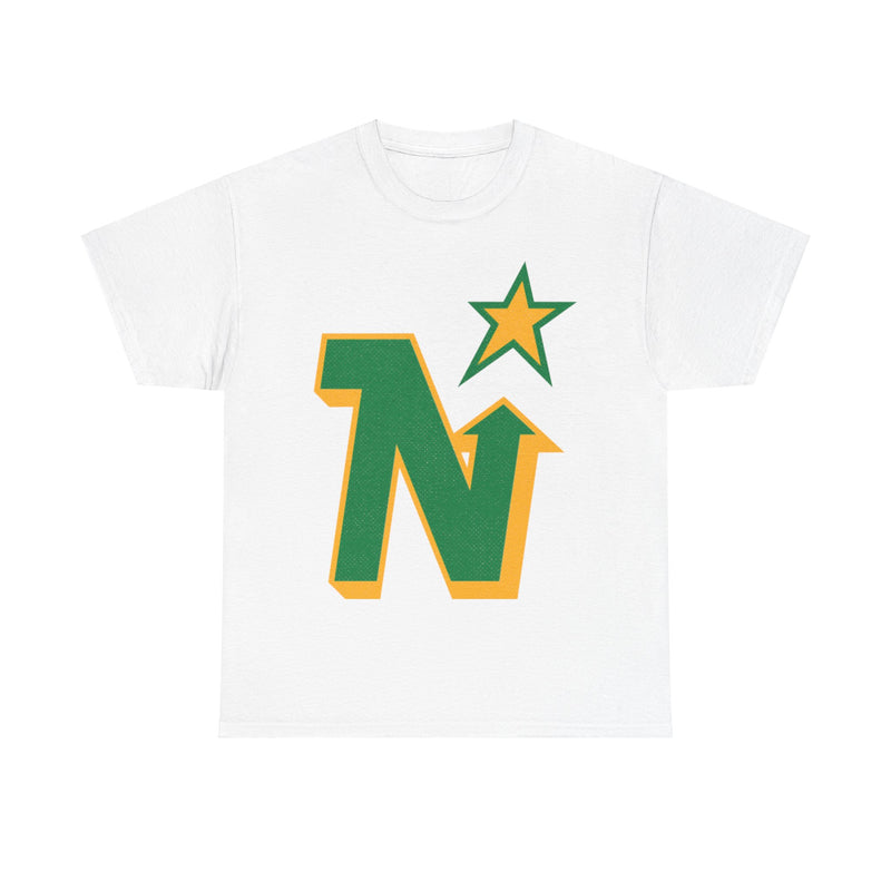 Load image into Gallery viewer, Minnesota North Stars Hockey 1991 Nostalgic Logo T-shirt
