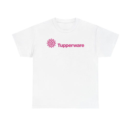 Tupperware Brands T-Shirt Bankrupt Kitchen Storage Company Logo Tee