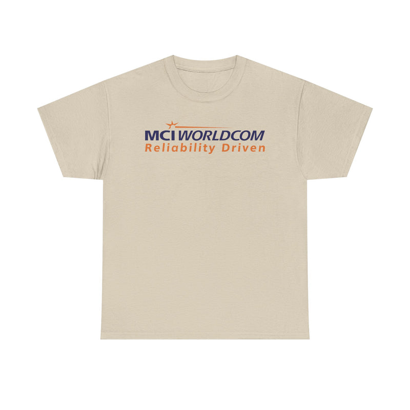 Load image into Gallery viewer, MCI WorldCom Reliability Driven Telecom Company Logo T-Shirt
