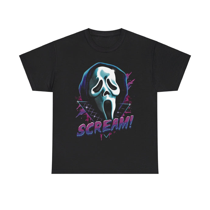Scream Horror Movie White Mask T-shirt
