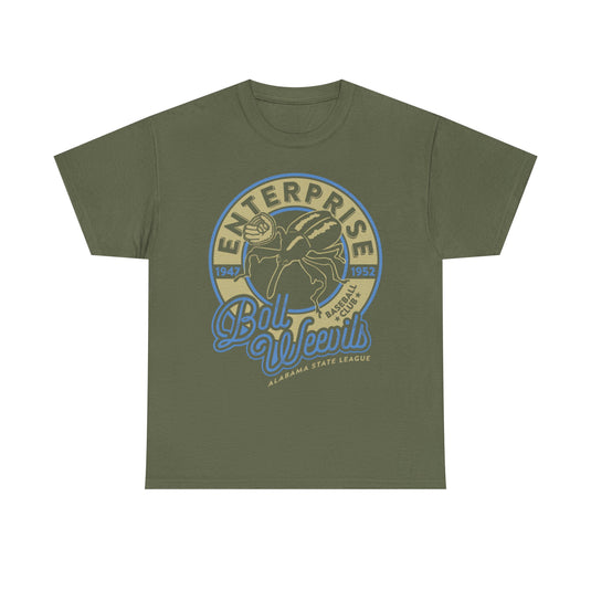 Enterprise Boll Weevils Est 1947 Alabama Baseball T-shirt