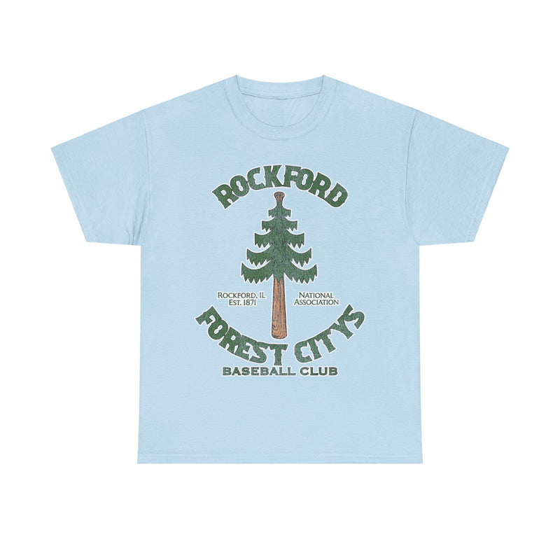 Load image into Gallery viewer, Rockford Forest Citys Nostalgic Retro Baseball Team T-shirt
