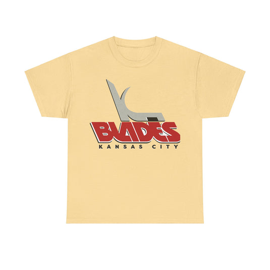 Kansas City Blades Missouri Logo Hockey Team T-shirt