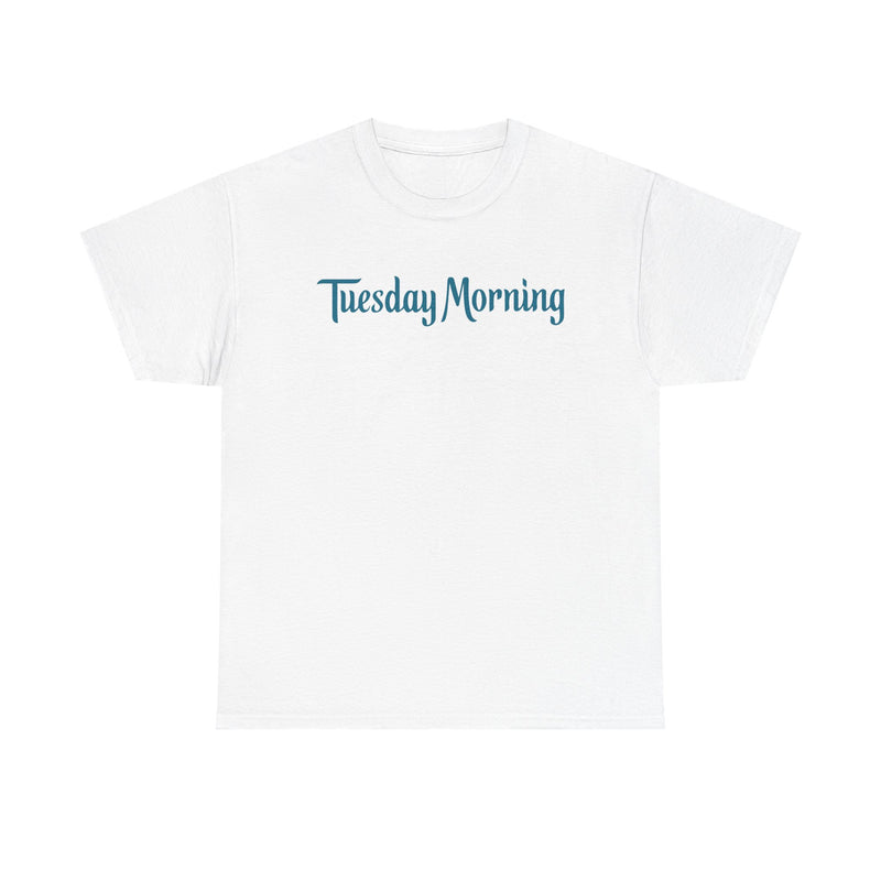 Load image into Gallery viewer, Tuesday Morning T-Shirt - Discount Retail Industry Bankrupt Logo Tee
