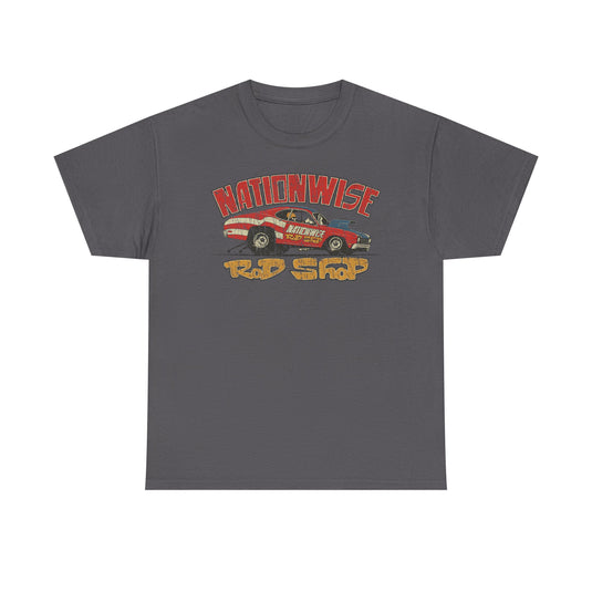 Nationwise Rod Shop 1974 Double Logo Ohio Auto Parts T-shirt