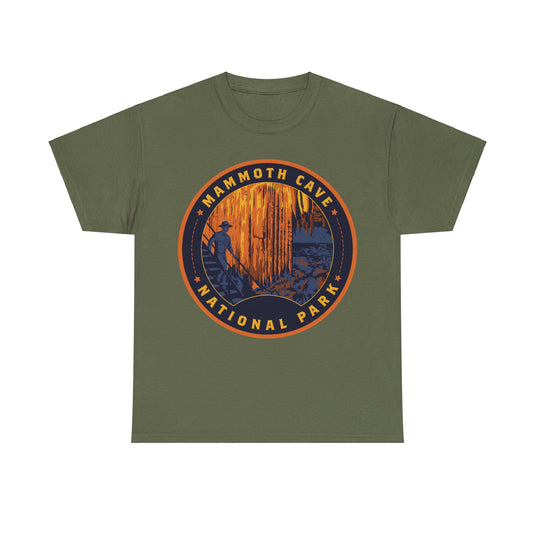 Mammoth Cave National Park Kentucky Round Logo T-shirt