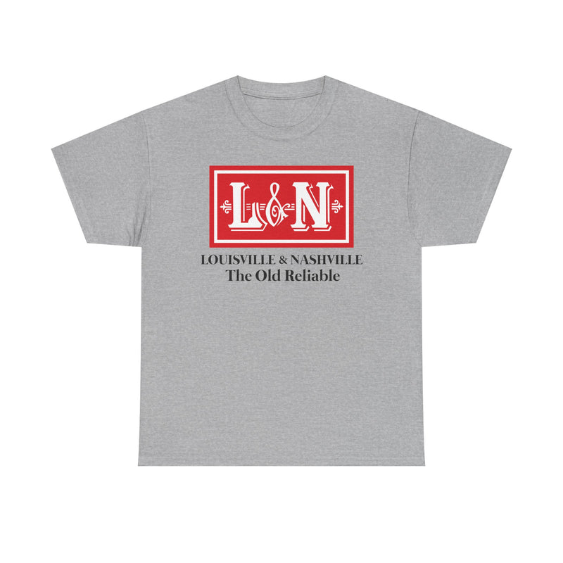 Load image into Gallery viewer, Louisville Nashville Old Reliable Railroad Vintage Train Logo T-Shirt
