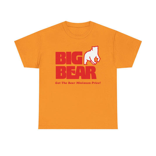 Big Bear Get The Bear Minimum Price Vintage Grocery T-Shirt